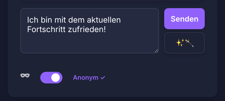 Anonyme Stimmungsabgabe in moodboard